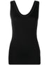 scoop neck sleeveless top